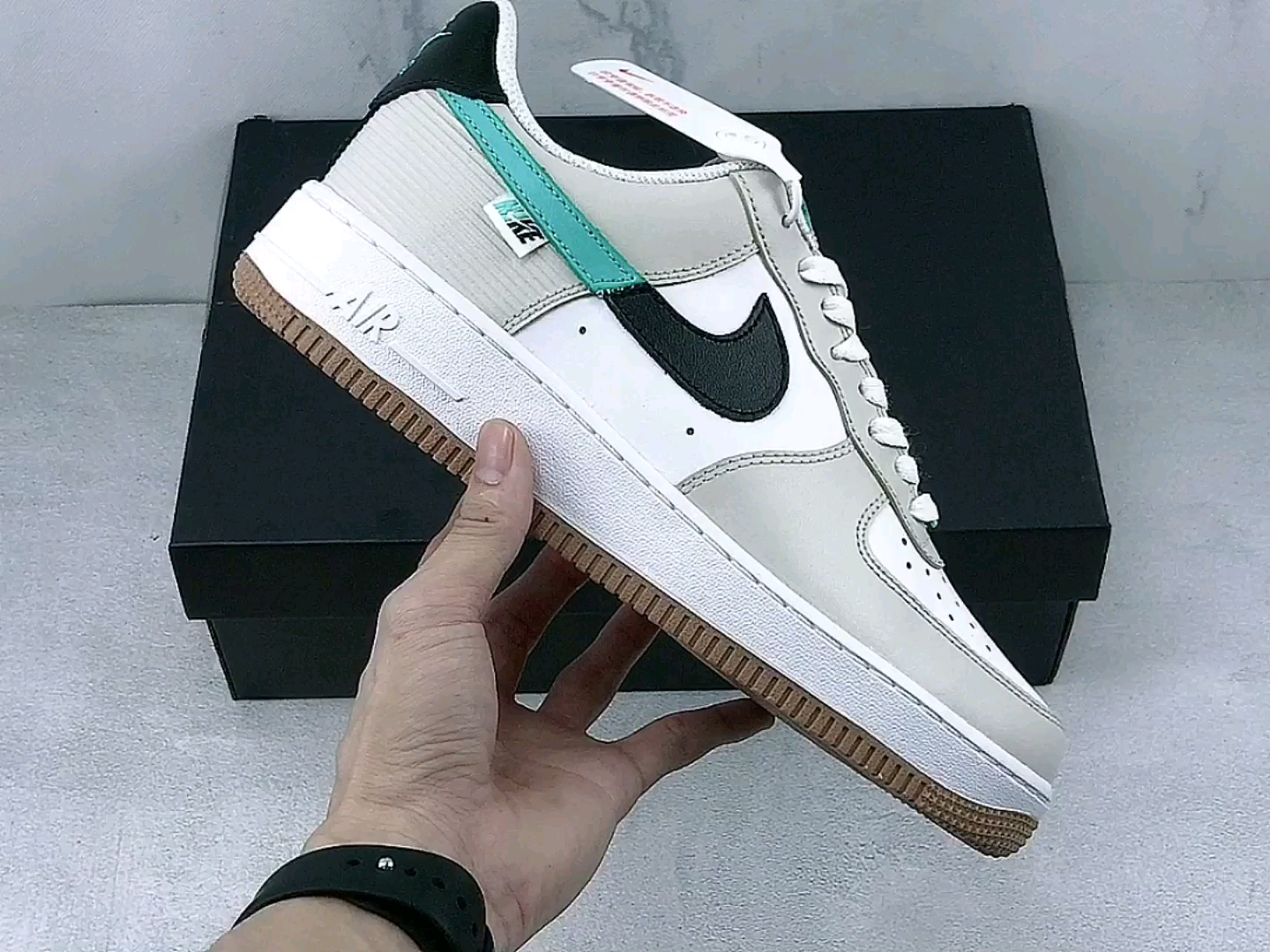 【大山制造】空军 nike air force1 断钩货号:dx6062 101