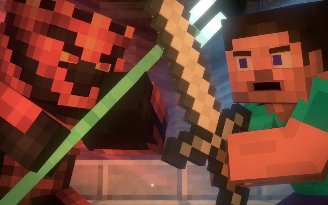 【4k】【megste studios】alex 和 steve 的生活:拯救 alex_哔哩哔哩