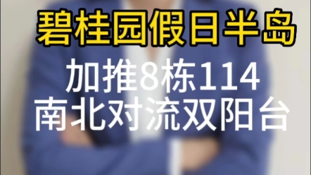 碧桂园假日半岛天玺湾加推8栋114方4房,价格未定,可接受认筹哔哩哔哩bilibili