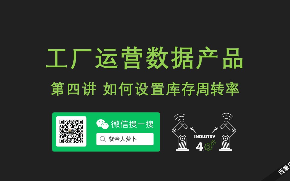 工厂运营数据产品 第四讲 如何设置库存周转率哔哩哔哩bilibili