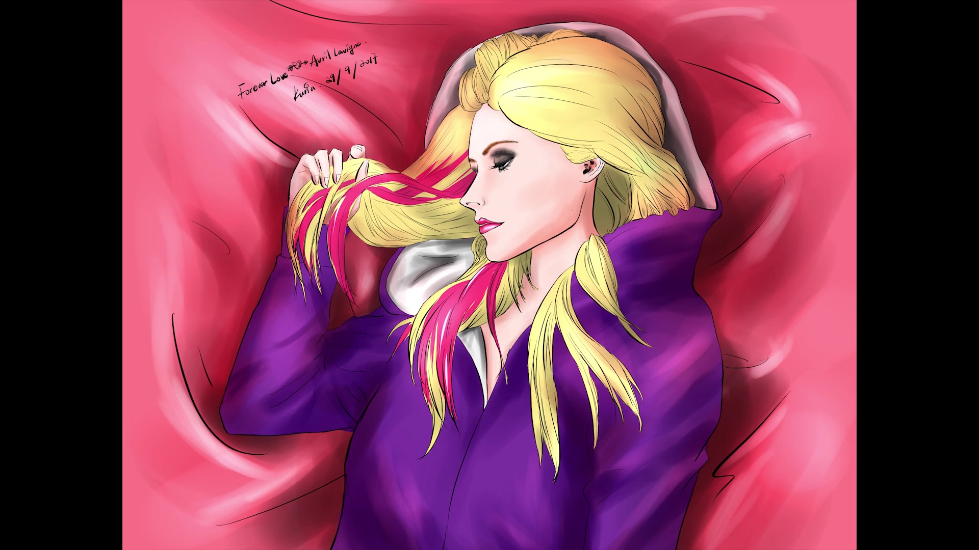 kuriaadia致艾薇儿原创曲绘自制字幕