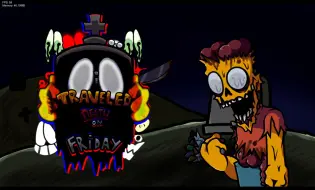 Download Video: （猎奇）死尸Bart.....FNF模组I Traleved Death On Friday