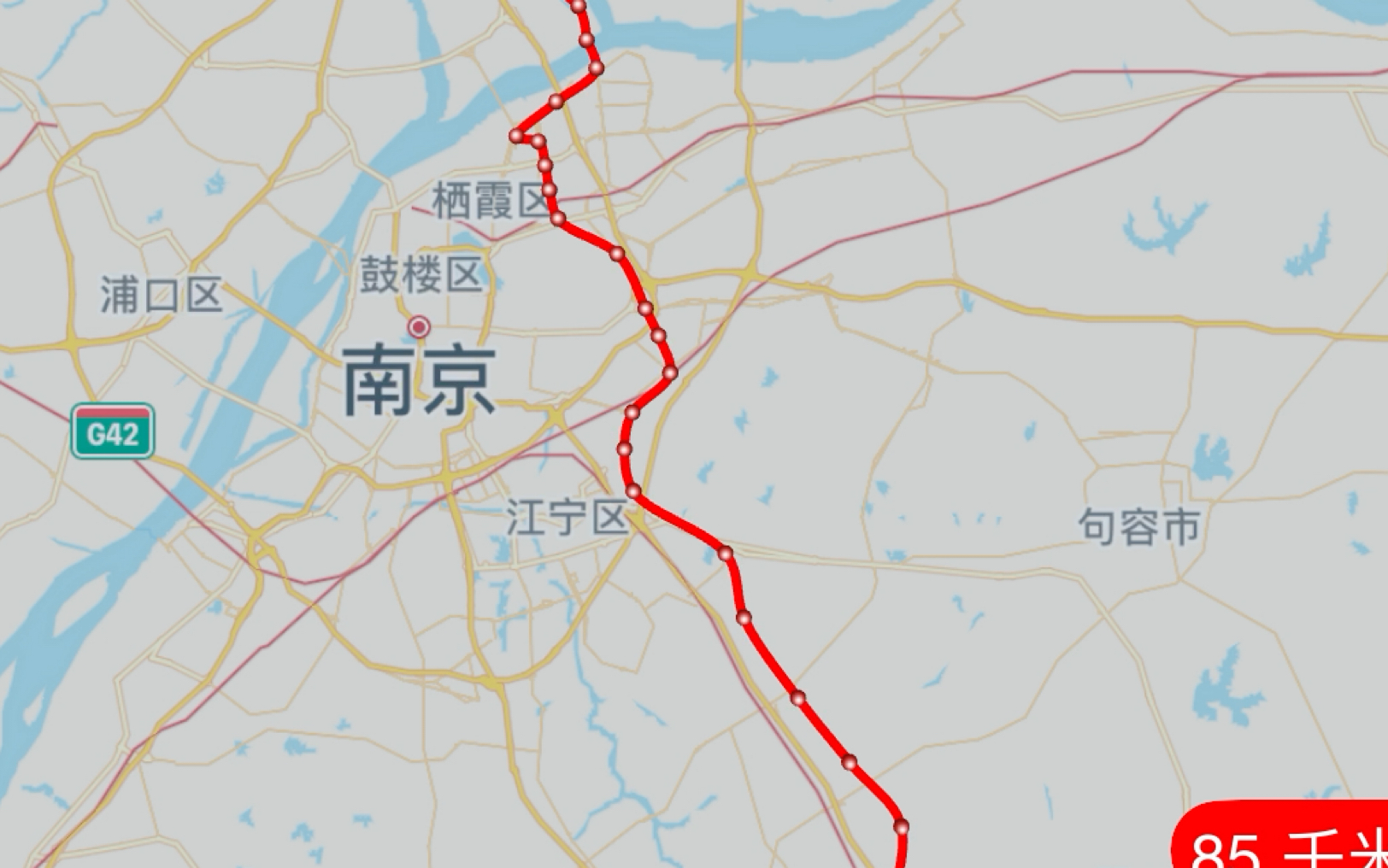 「南京地铁「travelboast」南京地铁s22号线(凤凰山公园-空港新城溧