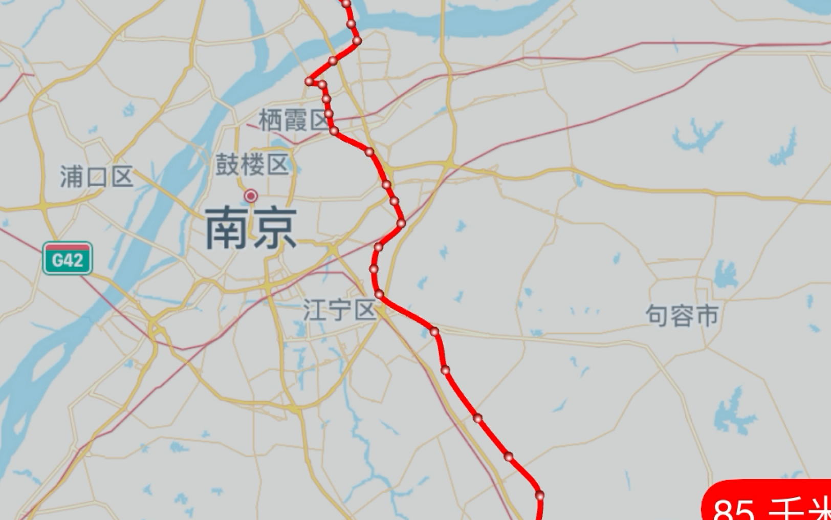 南京地铁s2线路图图片