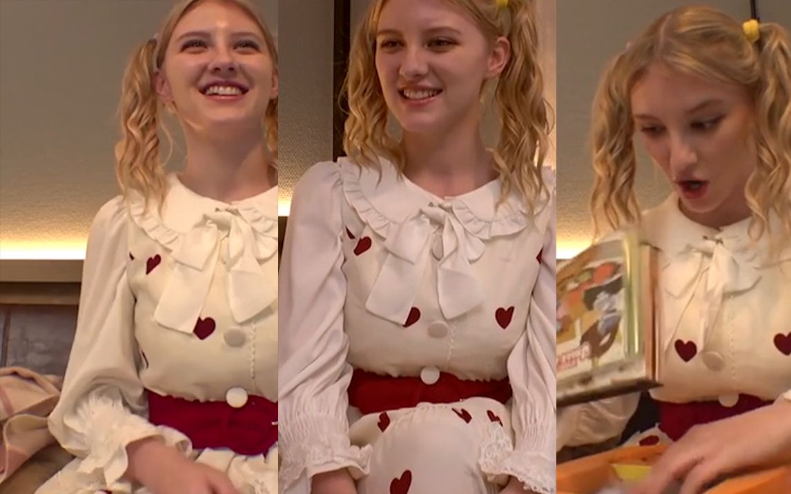 melody marks收到礼物,干物妹小埋,很开心