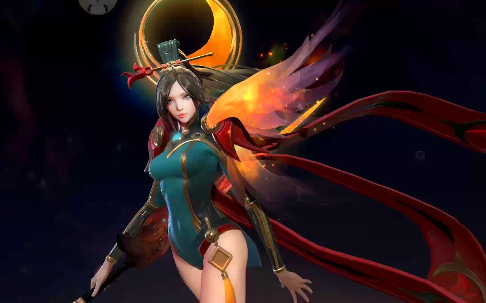 【传说对决体验服】刀锋宝贝玄女霓裳皮肤出场动画