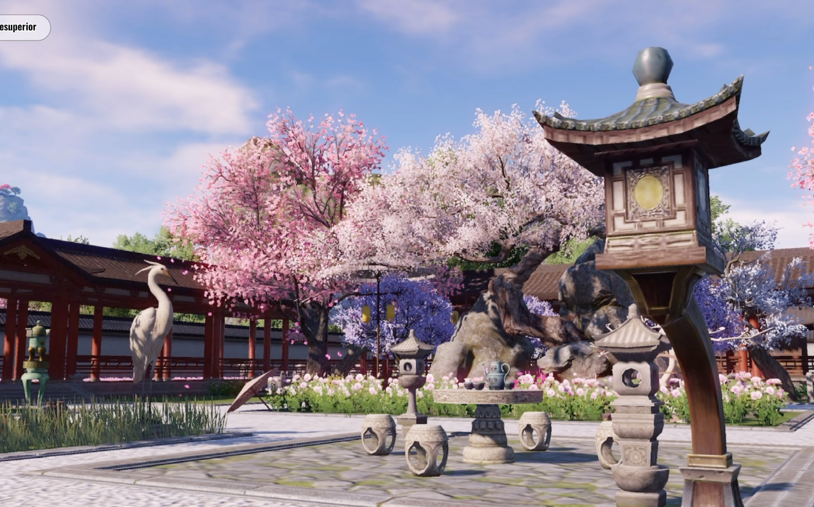 山河令〕四季山庄二期竣工·四季花常在,九州事尽知_哔哩哔哩_bili