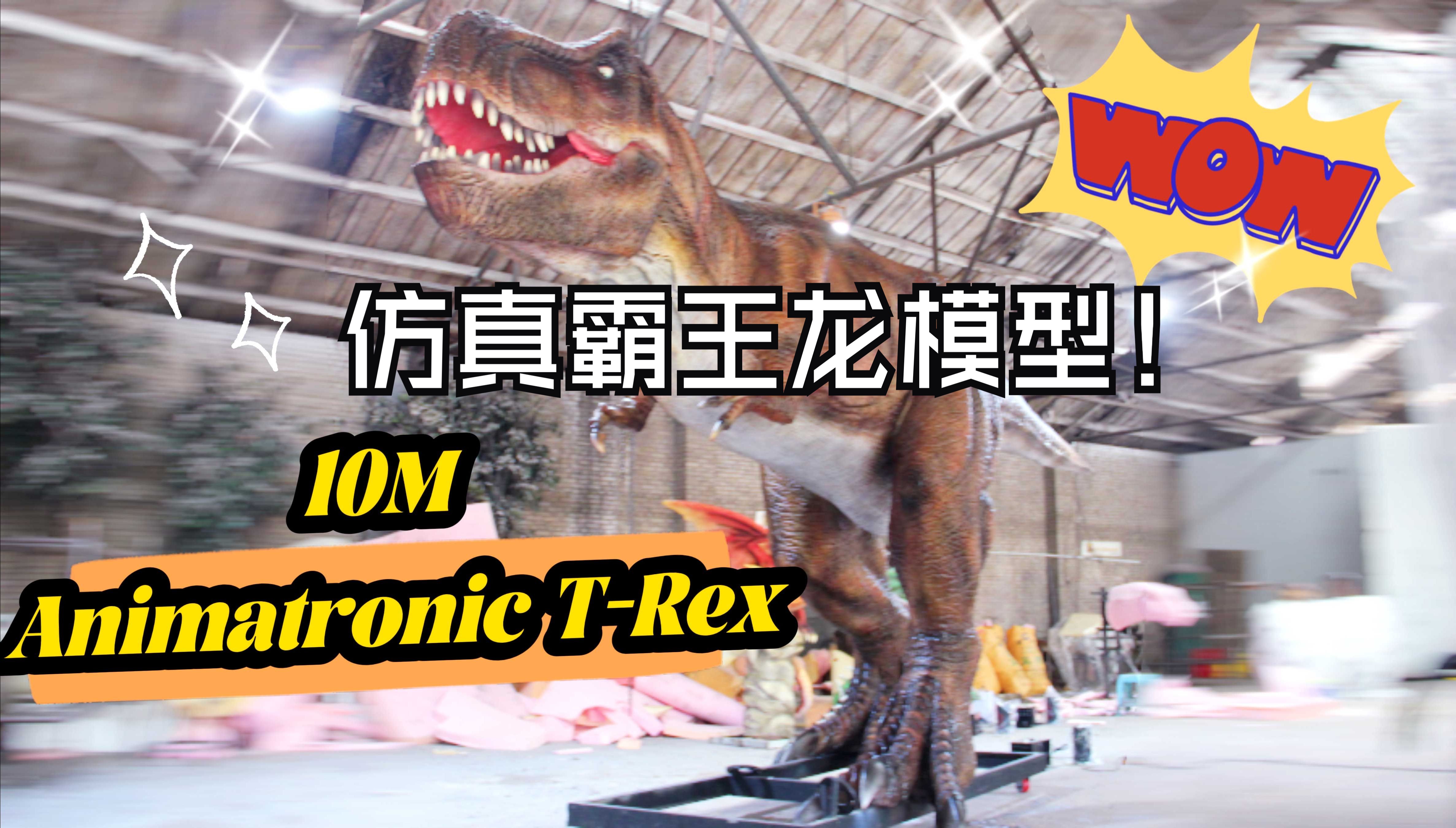 仿真霸王龙强势登场 以逼真之姿展现史前霸主的强大气场