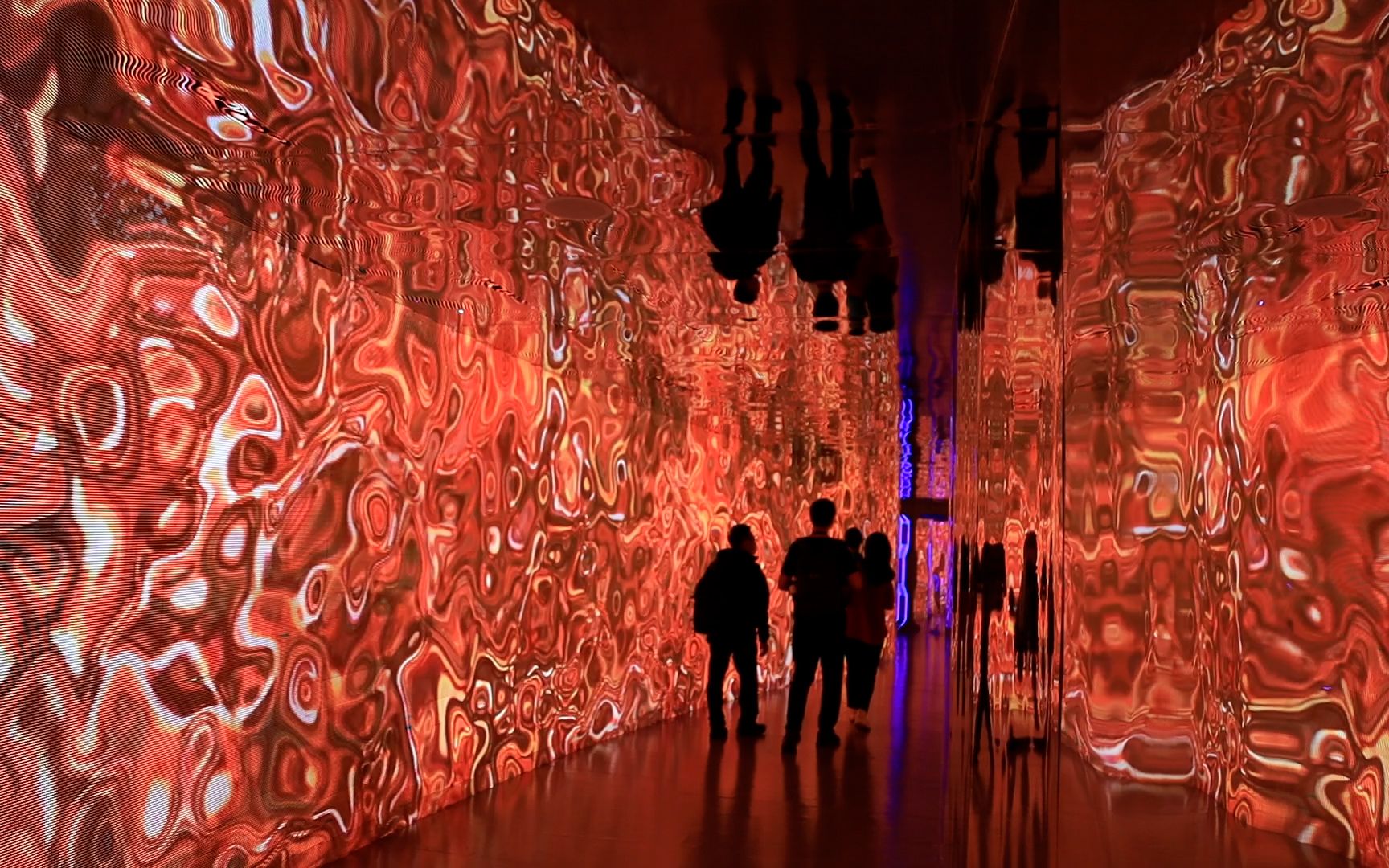 2023北京国际光影艺术季开幕 玉渊潭樱落花谷变身光影世界