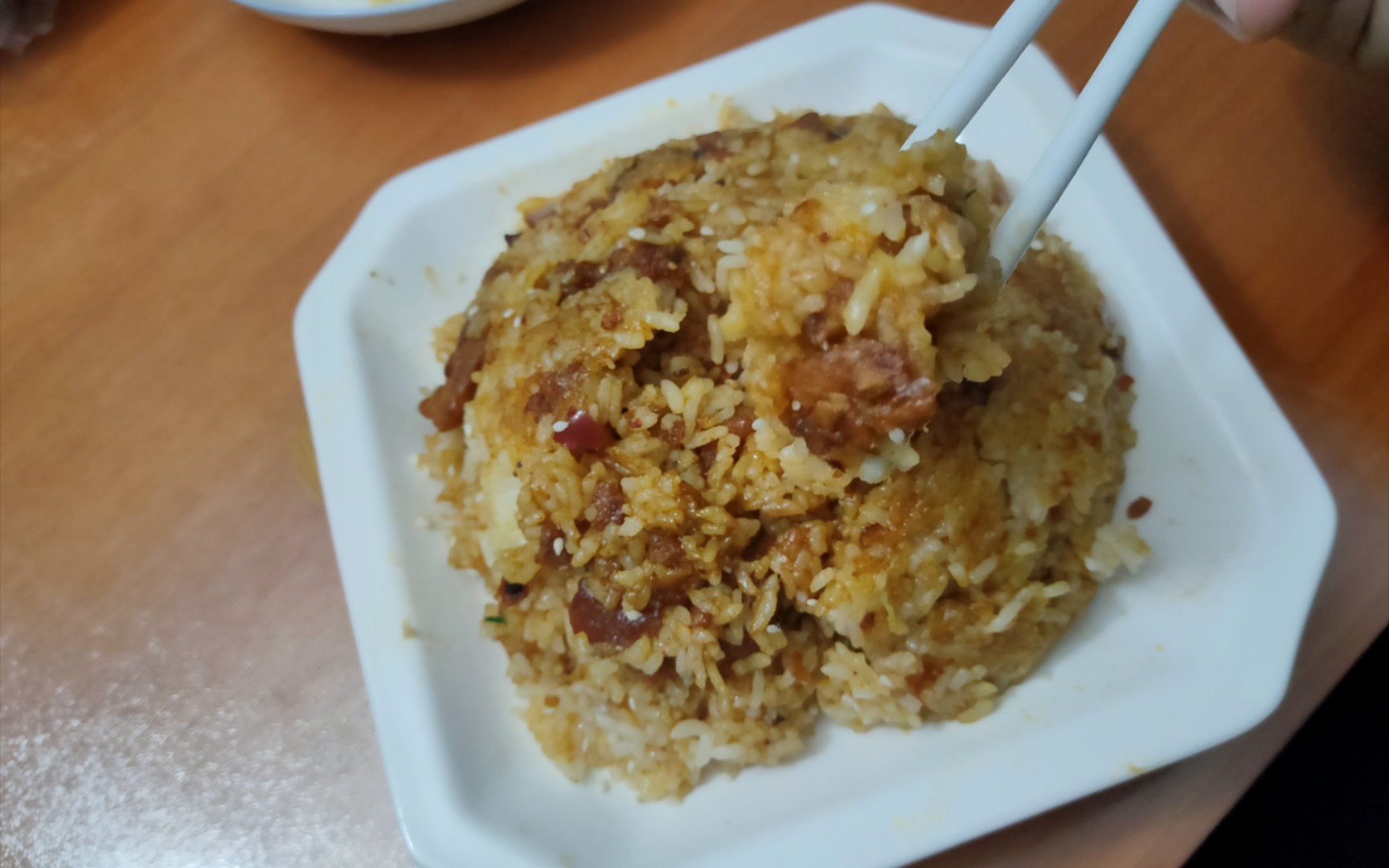 活动作品滑滑快手饭–猪油渣炒饭