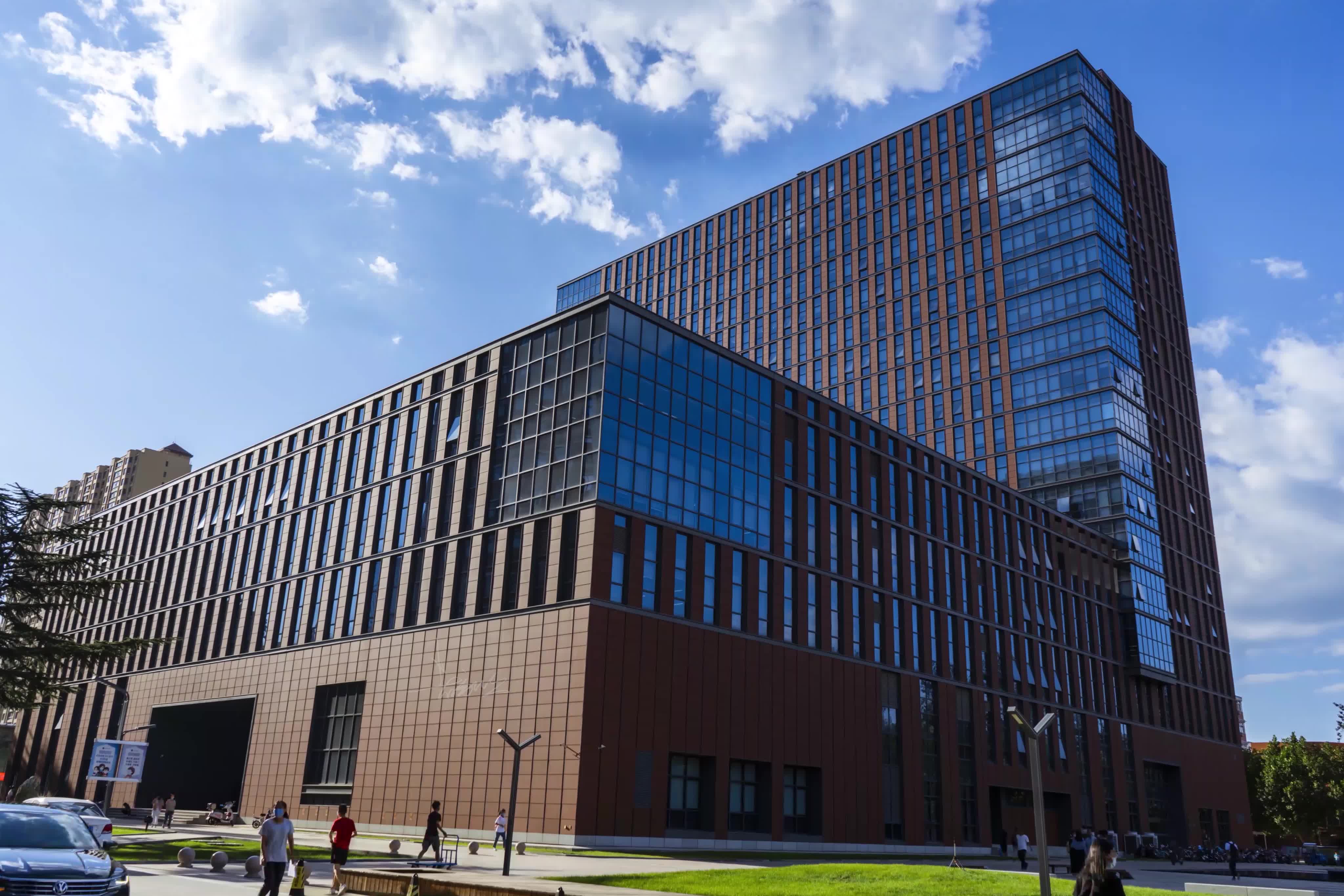 河北医科大学图书馆延时摄影
