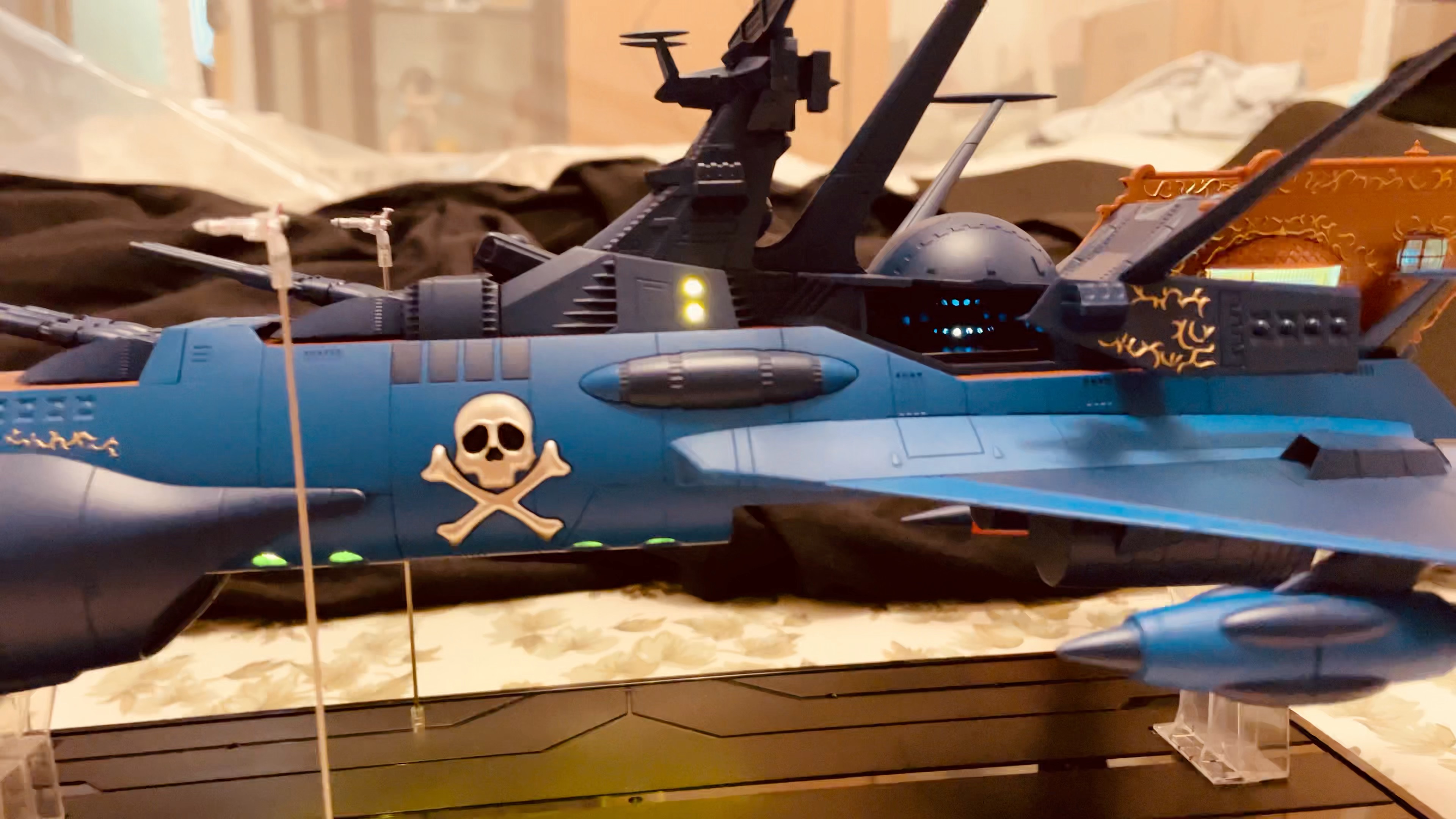 超合金魂gx93阿尔卡迪亚号声光演示