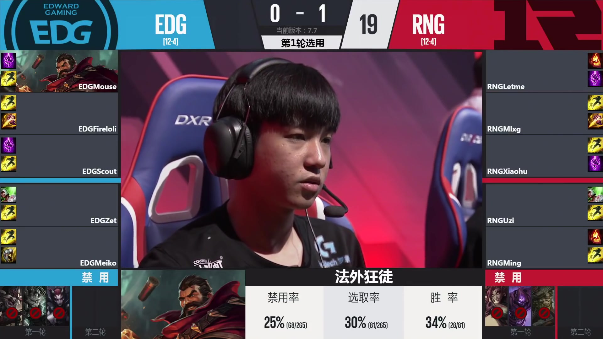 【S7/春季赛】半决赛 RNG vs EDG【收藏级画质】英雄联盟