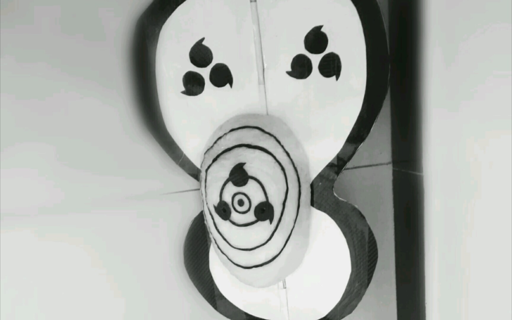 热熔胶自制带土面具