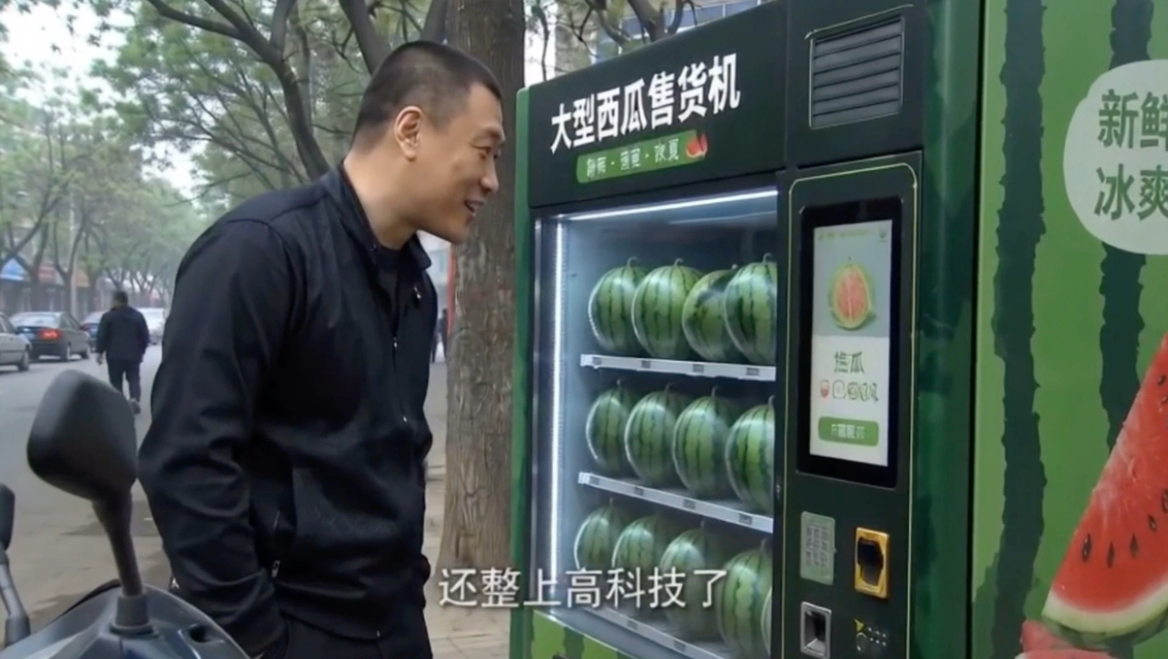 华强买瓜，但是自动售瓜机
