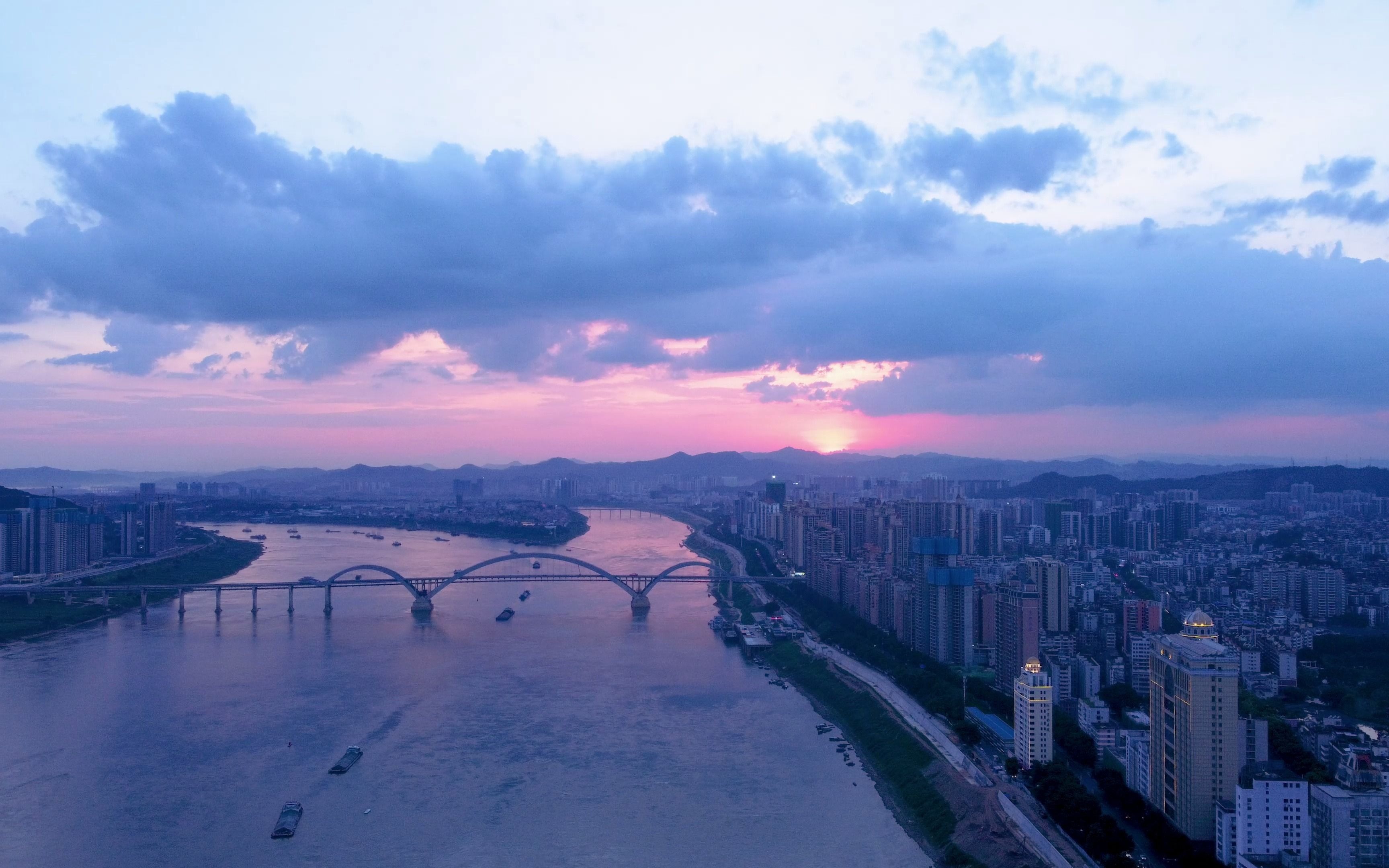 【djimini2】拍的日落延时