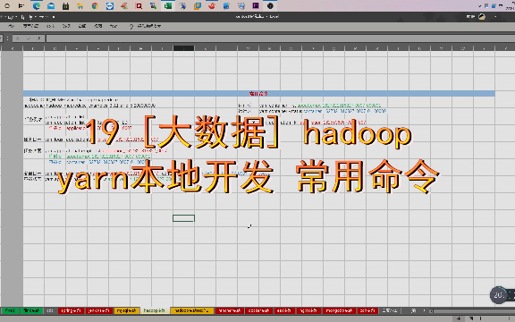 19 [大数据] hadoop yarn本地开发 常用命令哔哩哔哩bilibili