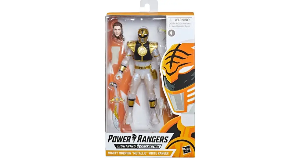 【模玩分享】孩之宝POWER RANGERS闪电收藏系列恐龙战队白衣 