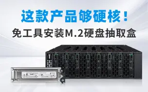 Video herunterladen: 8盘位 PCIe 4.0  NVMe M.2 SSD硬盘抽取盒，为高密度全闪存而生