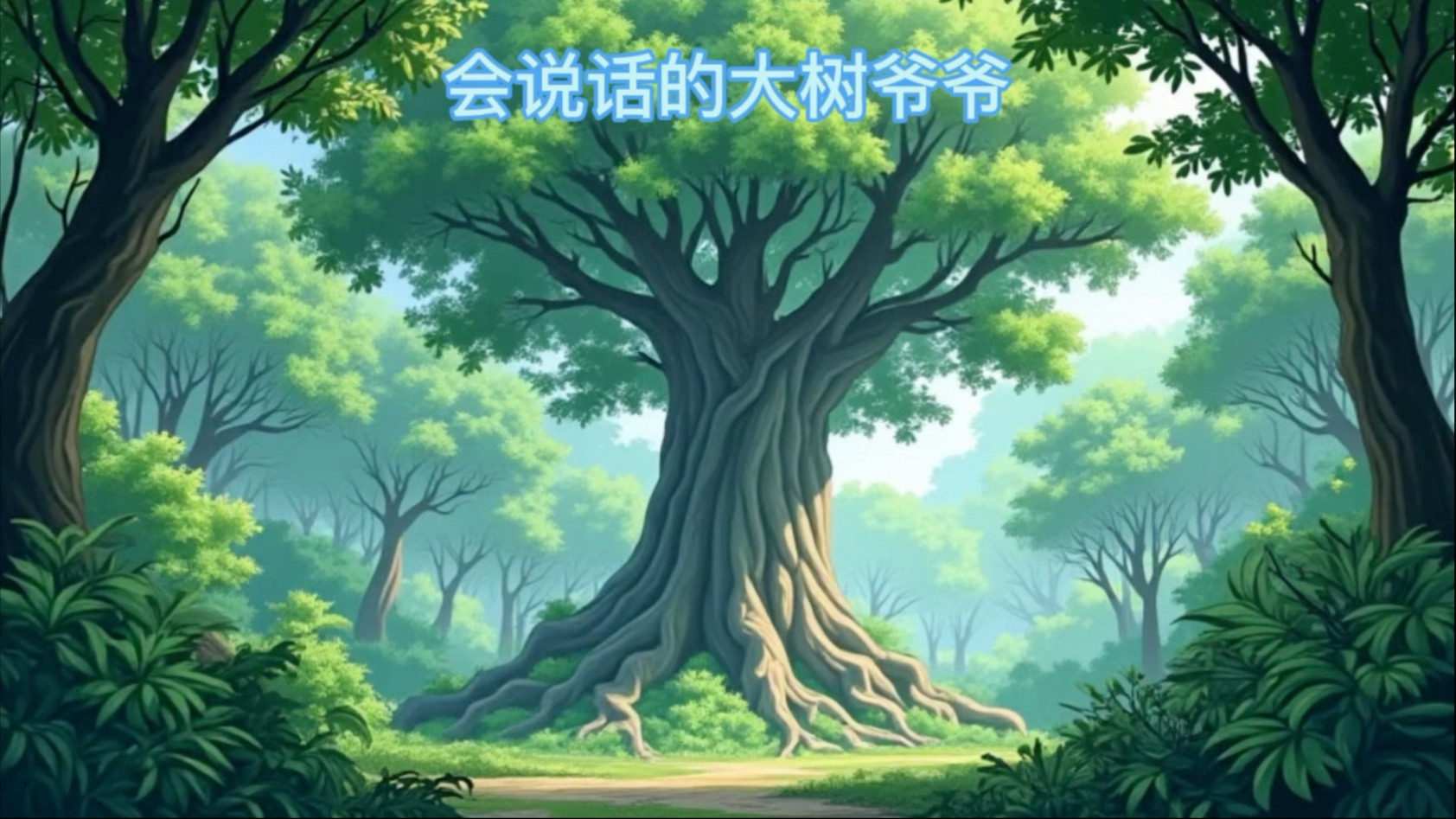 儿童睡前小故事《会说话的大树爷爷》儿童动画小故事!