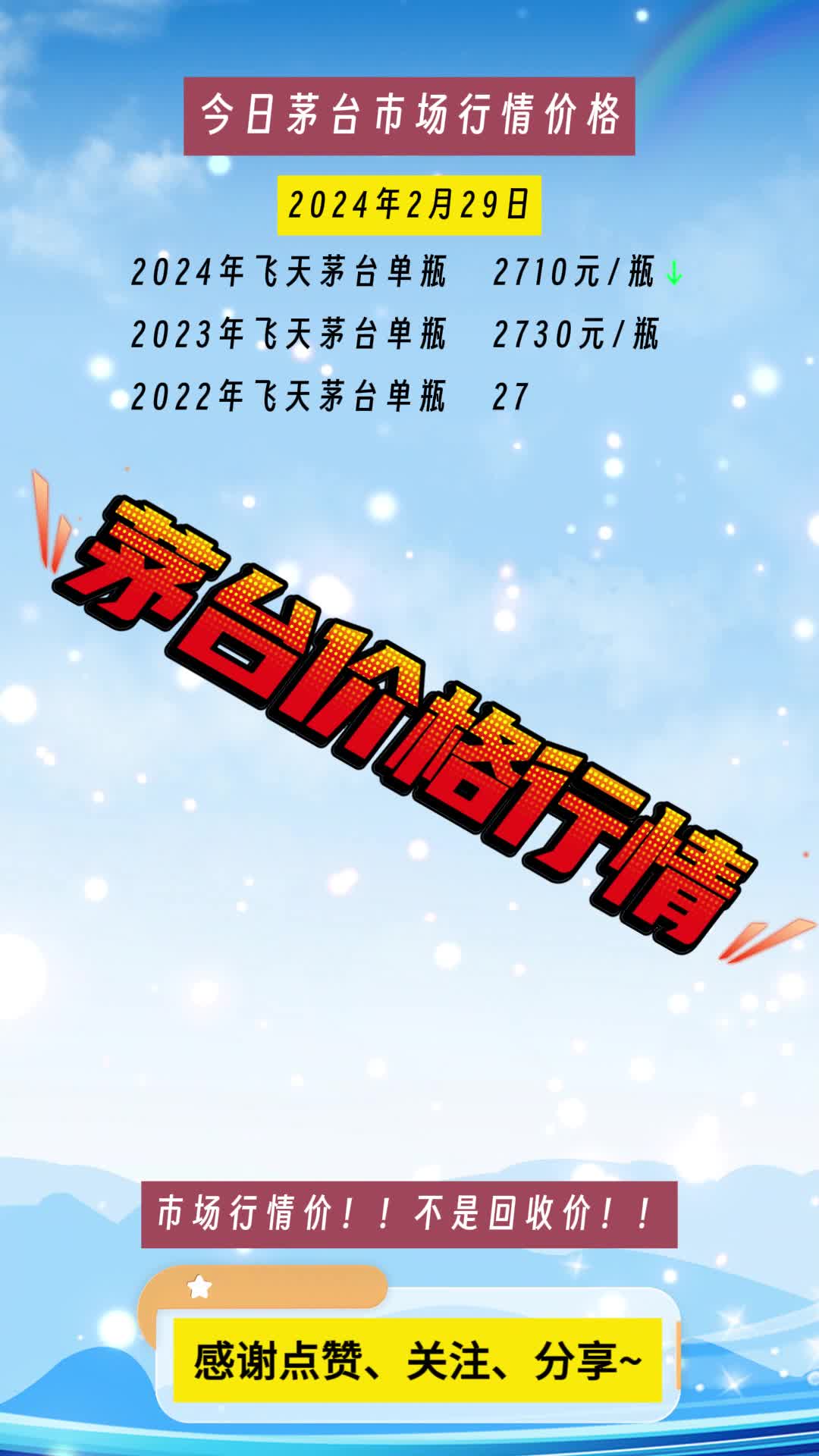 2月29日茅台酒市场行情价格一览哔哩哔哩bilibili