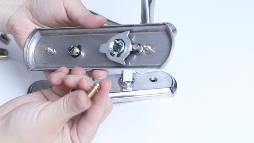 卫浴锁卫生间门锁安装视频