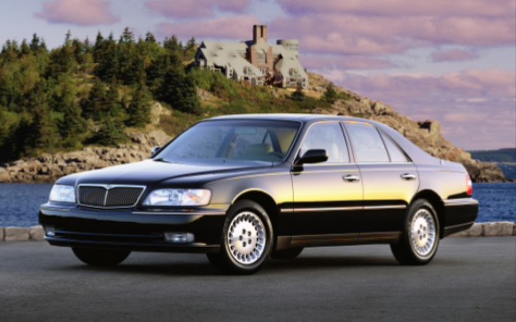 1997年裕隆日产英菲尼迪q45广告(日产cima的换标车)