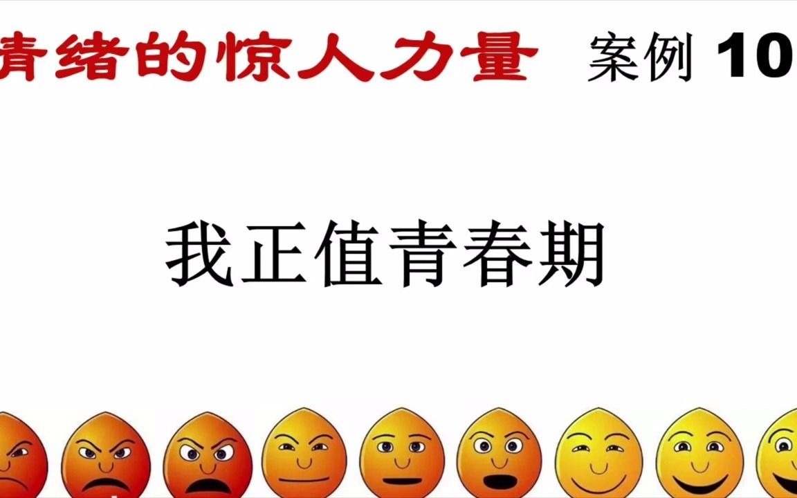 《情绪的惊人力量》19 案例10 我正值青春期 吸引力法则的实际应用分析哔哩哔哩bilibili