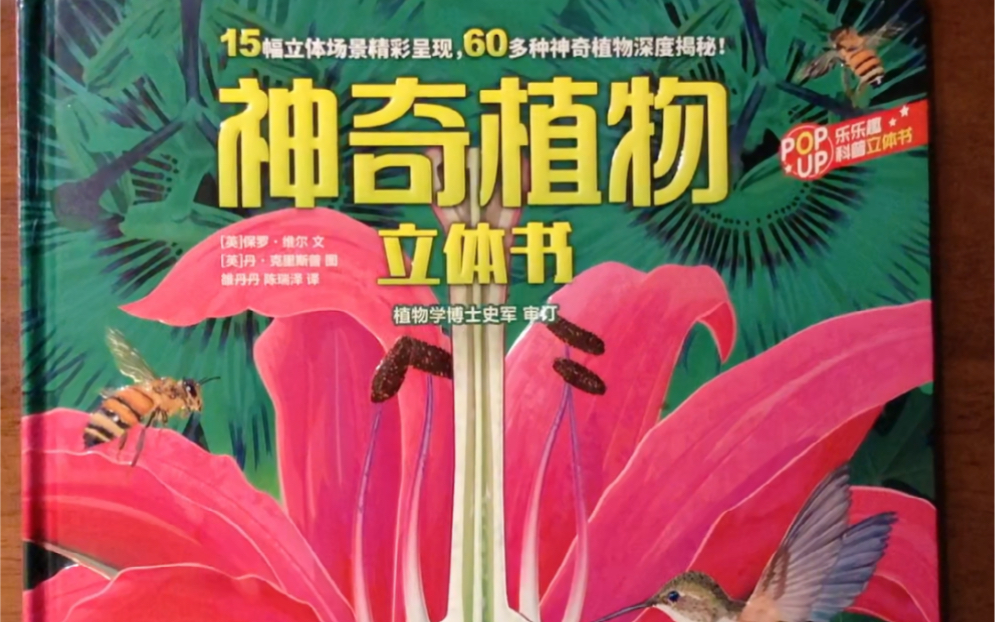 [图]《神奇植物立体书》，15幅精彩场景立体呈现，60多种神奇植物深度揭秘