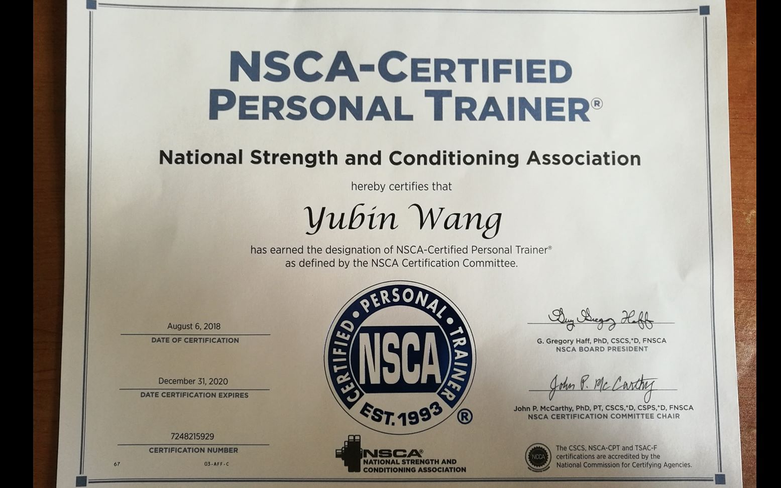 我拿到nsca证书啦 硬拉日训练片段