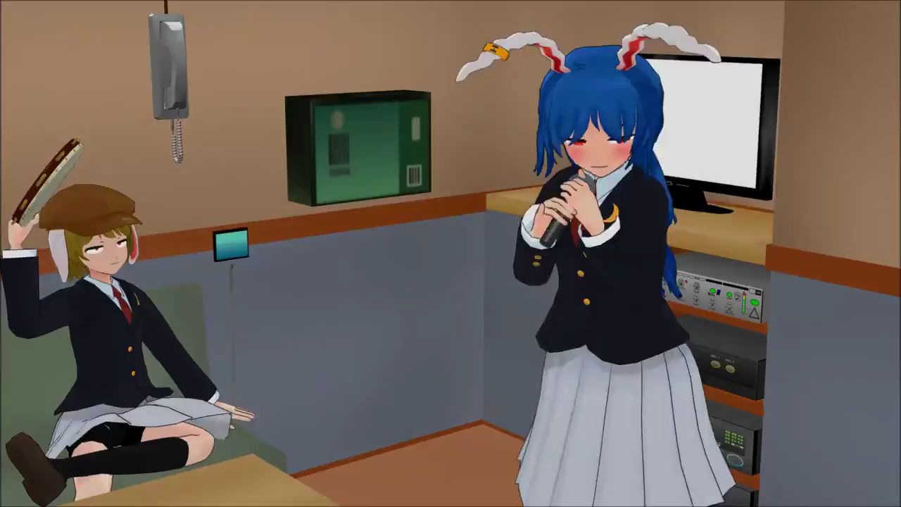 清兰铃瑚在ktv唱歌