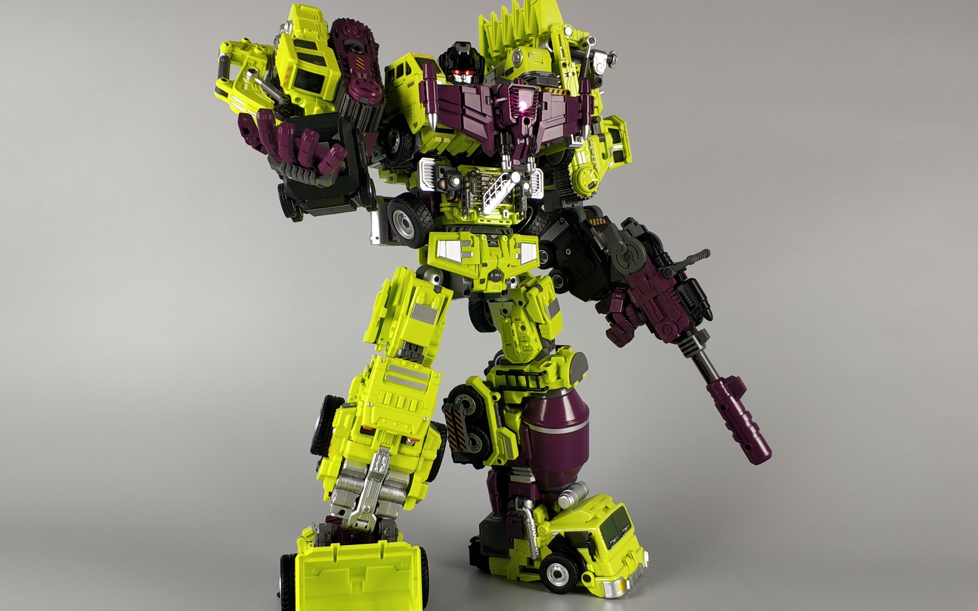 定格短片大班模型大力神变形合体