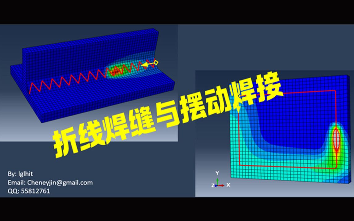 ABAQUS摆动焊接模拟哔哩哔哩bilibili