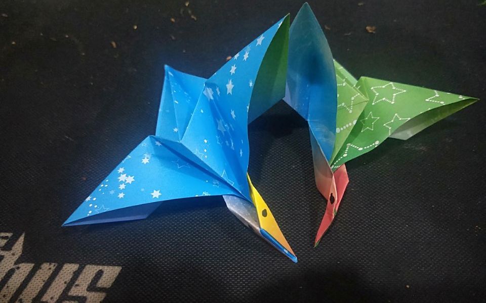 06.手工折纸,会飞小鸟视频教程