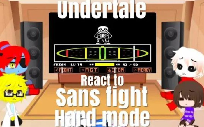 UnderTale Sans Fight Hard Mode_哔哩哔哩_bilibili