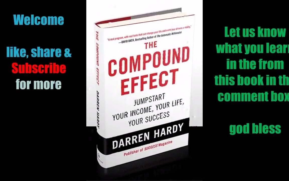 [图]THE COMPOUND EFFECT - DARREN HARDY (MUST LISTEN) (Complete Audio book)