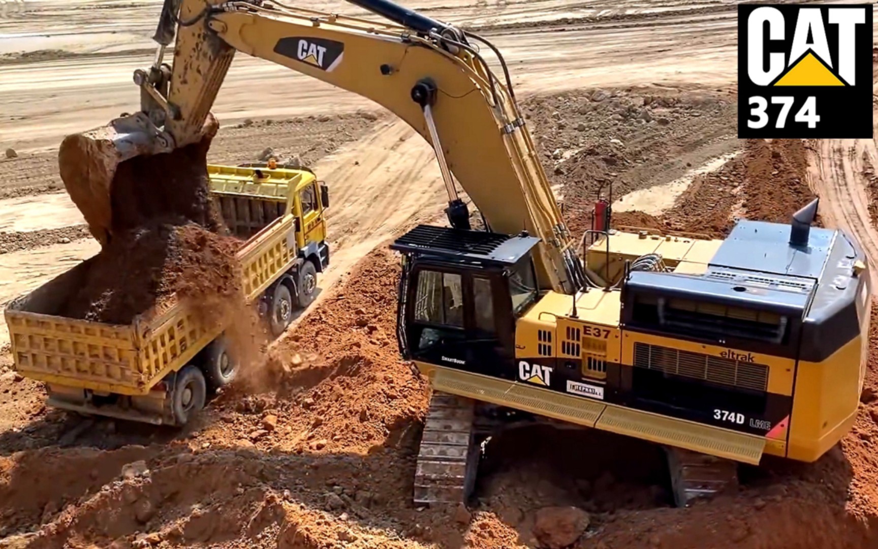45 寒假特辑系列):卡特彼勒374 矿山轻型/土方重型 反铲式 液压履带