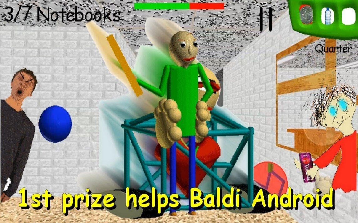 第一名帮助巴迪老师安卓版1st prize helps Baldi android哔哩哔哩bilibili