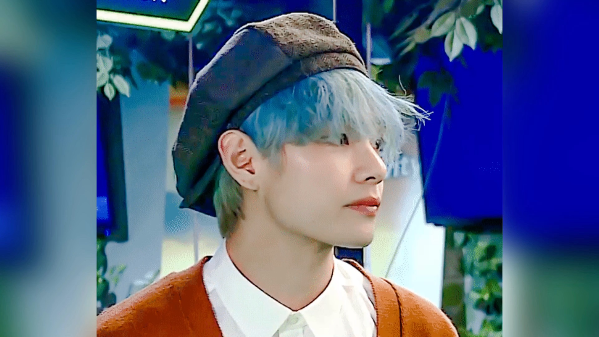 【金泰亨】贝雷帽永远滴神!他绝对是这世界上最适合戴贝雷帽的人!