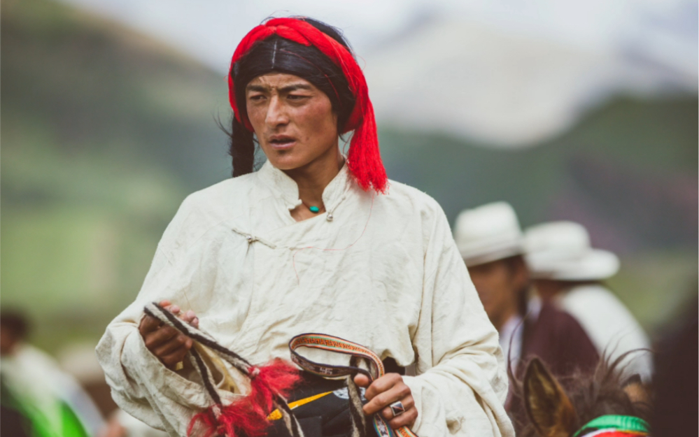 在西藏拍的牧民