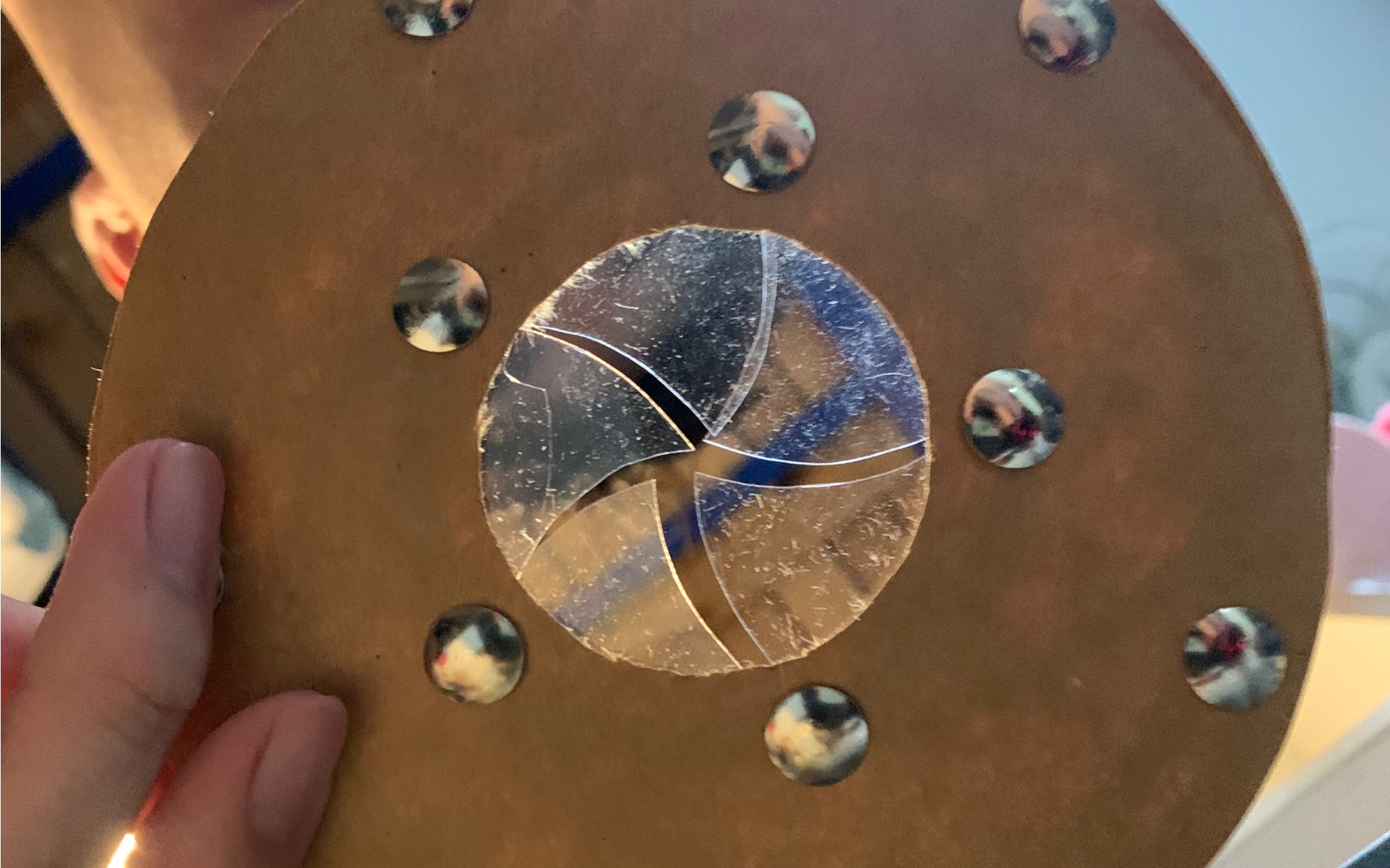 相机光圈叶片小模型制作