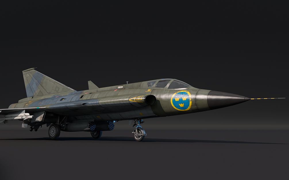 【战争雷霆】瑞典萨博 j35d"龙" 眼镜蛇机动展示_哔哩哔哩_bilibili