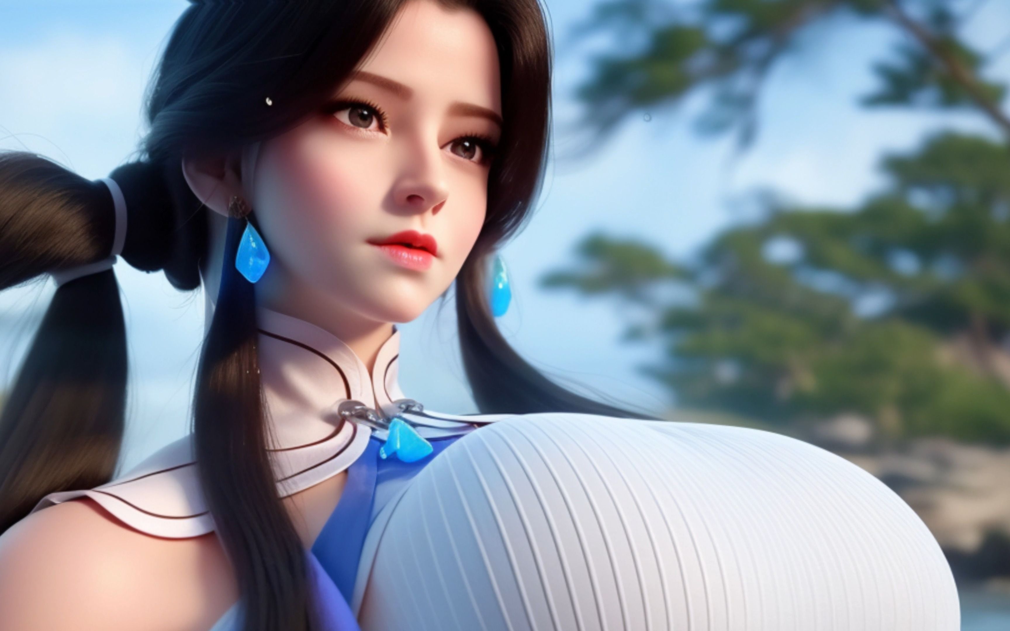 ai绘画 | 夏幽雨:师姐你怕是要炸丹了吧