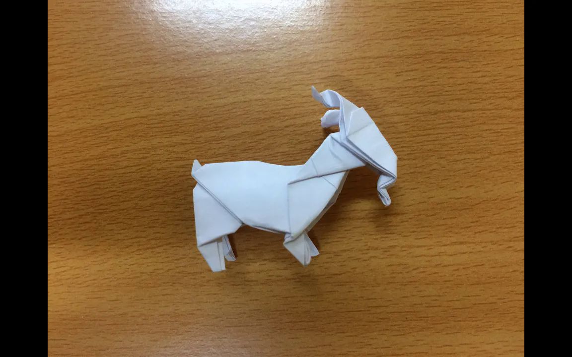 【origami tutorial】山羊折纸教程origami goat