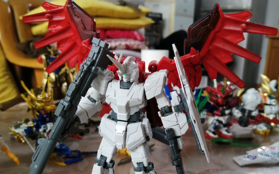 独角兽敢达魔改进度(未完工)_哔哩哔哩_bilibili