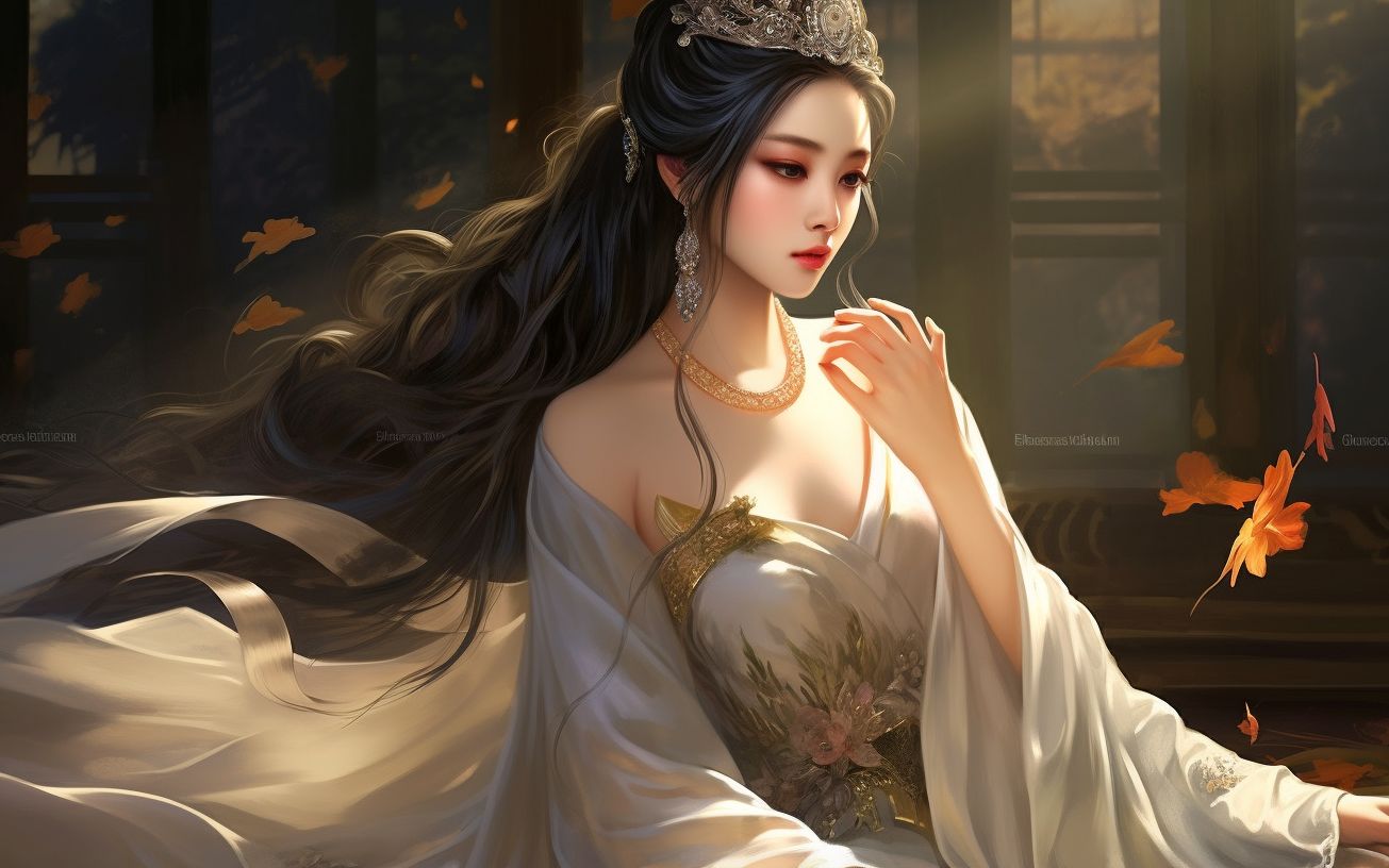 ai绘画 中国古代公主