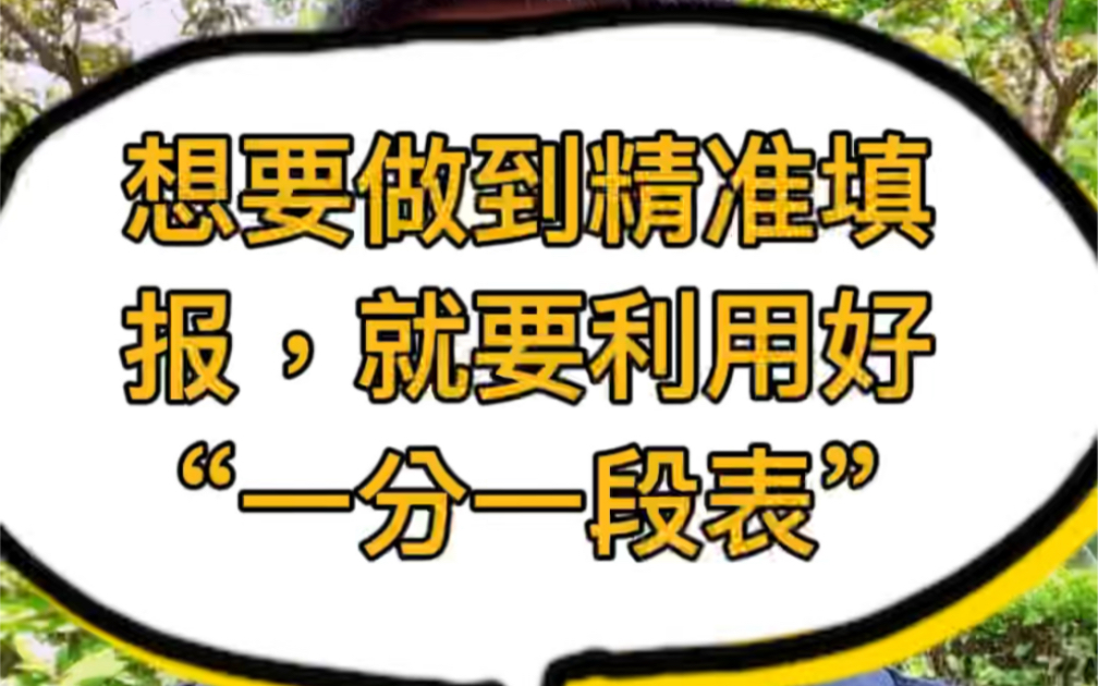 填志愿时不要只看分和位次,懂行的人还会看“一分一段表”~ #2022年高考 #高考志愿填报 #一分一段表哔哩哔哩bilibili