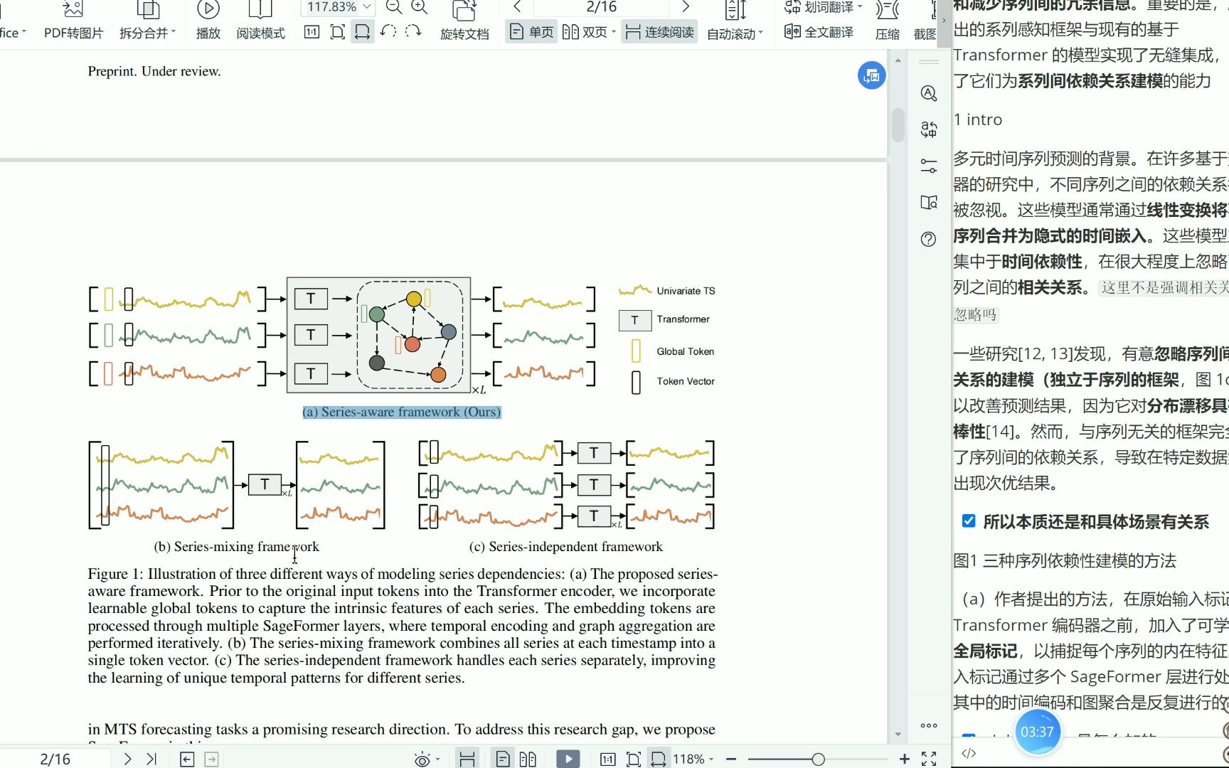 论文阅读:SageFormer: SeriesAware GraphEnhanced Transformers for Multivariate Time哔哩哔哩bilibili