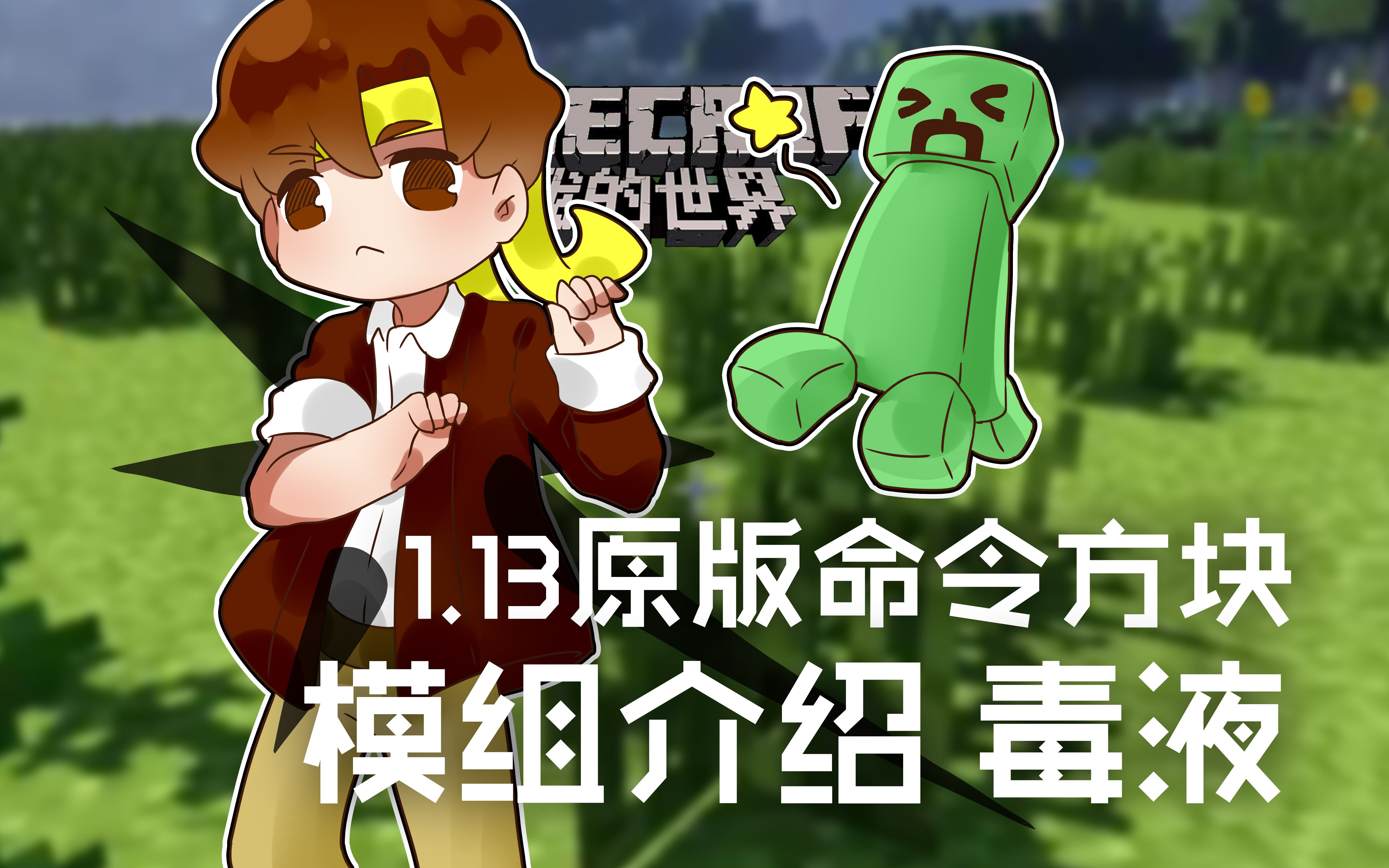 我的世界minecraft籽岷的113原版命令方块模组介绍毒液