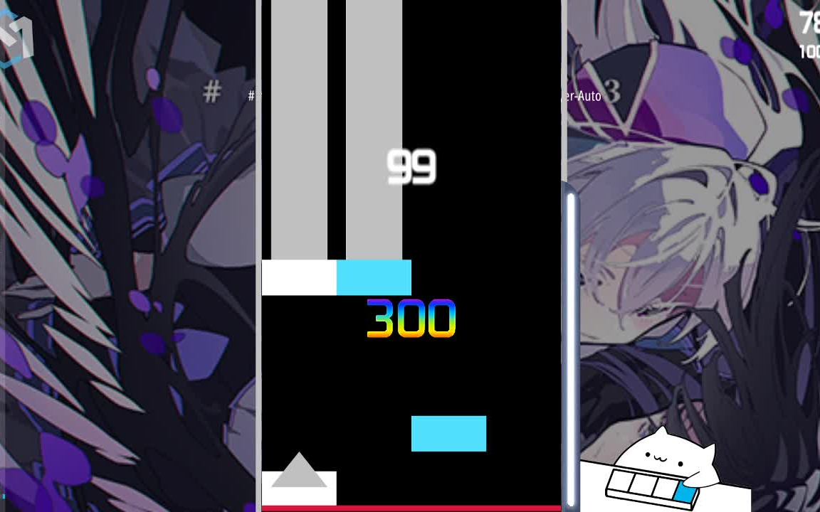 1f1e33 4k自制谱面 malody预览演示